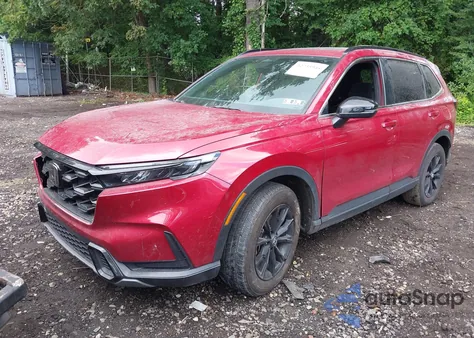 2023 Honda Cr-V Hybrid Sport из США, поврежденный, VIN 7FARS6H50PE034802